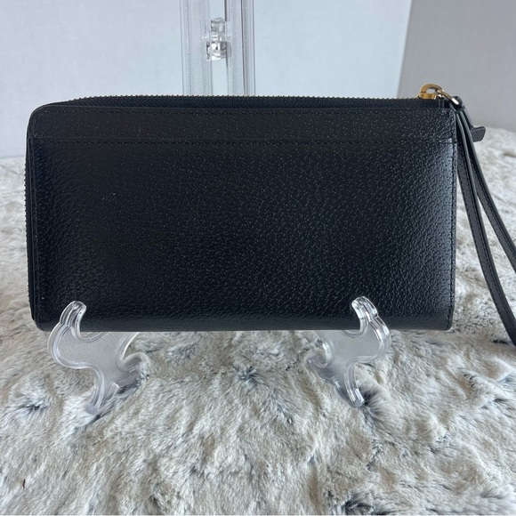 Kate Spade Black Leather Wallet Wristlet - Picture 6 of 16